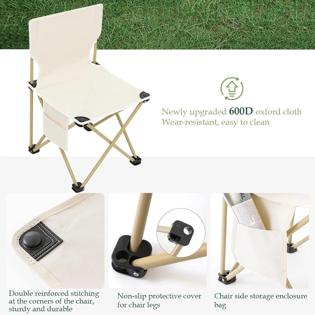 ست میز تاشو کمپینگ سولرکنم، سبک وزن، میز رول آپ تاشو آلومینیومی با کیف حمل مناسب، مناسب برای داخل خانه، خارج از خانه، کمپینگ، مهمانی، پیک نیک (1 * میز و 2 * صندلی)