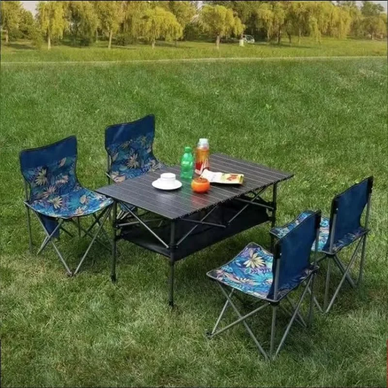 میز پیک نیک تاشو قابل حمل، جیب ضد آب، برای باربیکیو در فضای باز، آشپزی، ساحل و کمپینگ - 95 x 55 x 50CM (مشکی) میز پیک نیک تاشو قابل حمل، جیب ضد آب، برای باربیکیو در فضای باز، آشپزی، ساحل و کمپینگ - 95 x 55 x 50CM (مشکی)