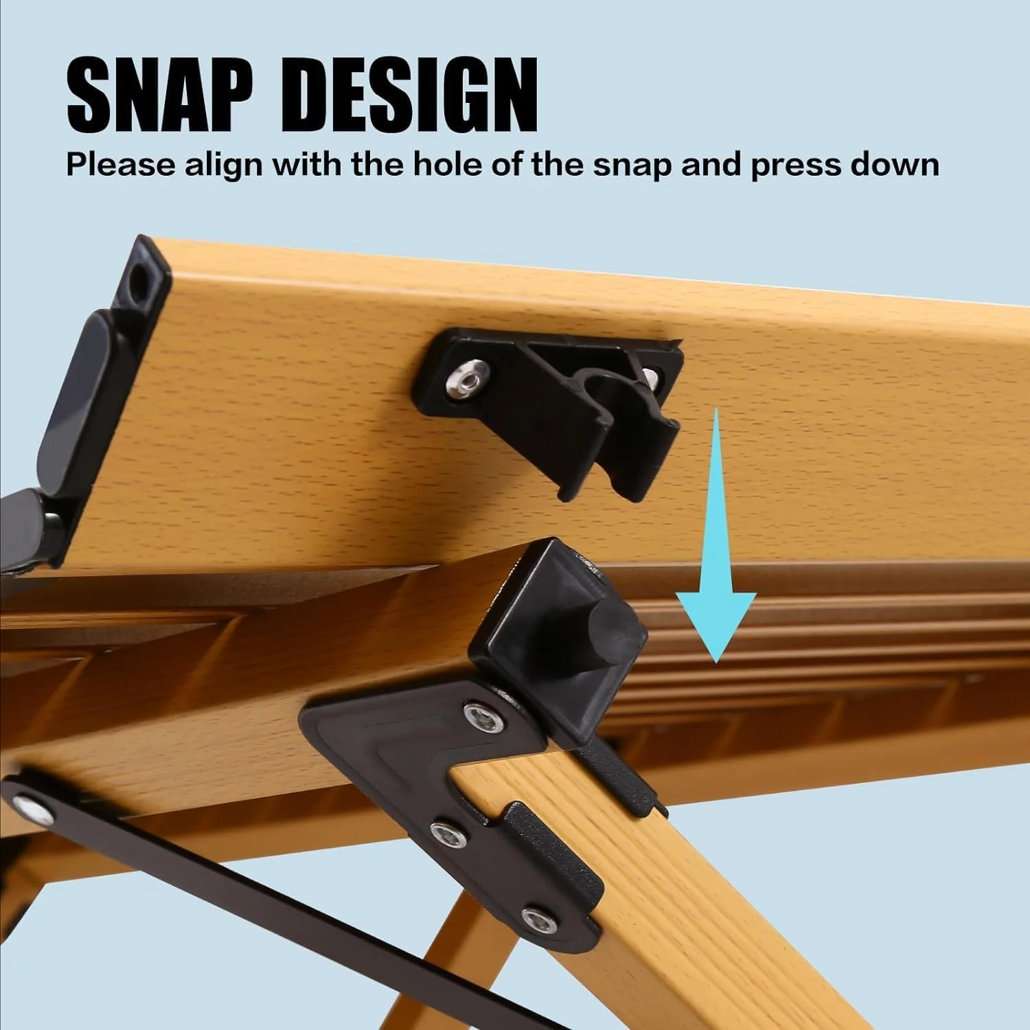 میز تاشو چوبی کمپینگ AUTOYSUR، میز پیک نیک قابل حمل با کیف حمل، میز کمپینگ مسافرتی بامبو رول آپ (چوب گل سرخ) میز تاشو چوبی کمپینگ AUTOYSUR، میز پیک نیک قابل حمل با کیف حمل، میز کمپینگ مسافرتی بامبو رول آپ (چوب گل سرخ)