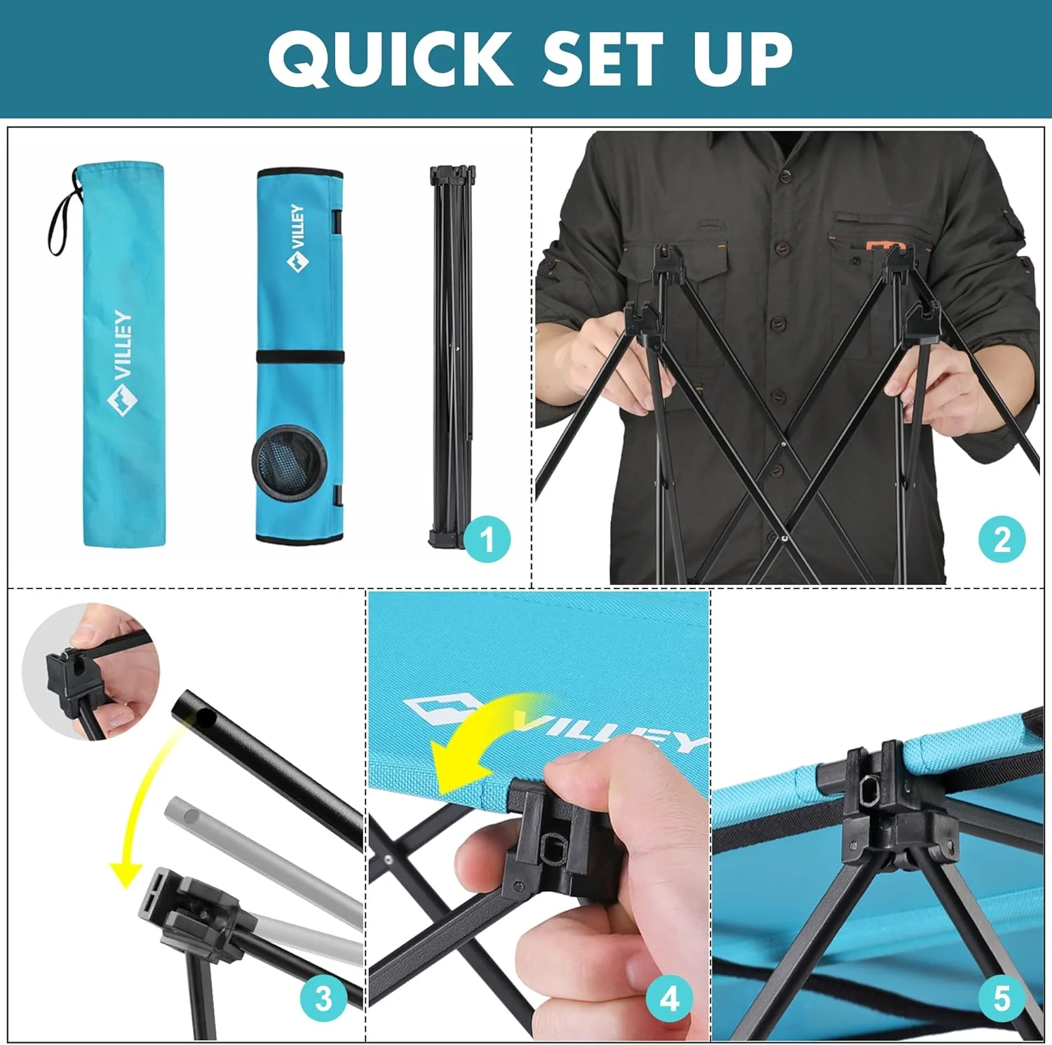 میز تاشو کمپینگ VILLEY، میز سبک وزن قابل حمل ساحلی با 2 جای لیوان و کیف حمل برای کمپینگ، ساحل، ماهیگیری، مسافرت و فعالیت های خارج از منزل میز تاشو کمپینگ VILLEY، میز سبک وزن قابل حمل ساحلی با 2 جای لیوان و کیف حمل برای کمپینگ، ساحل، ماهیگیری، مسافرت و فعالیت های خارج از منزل