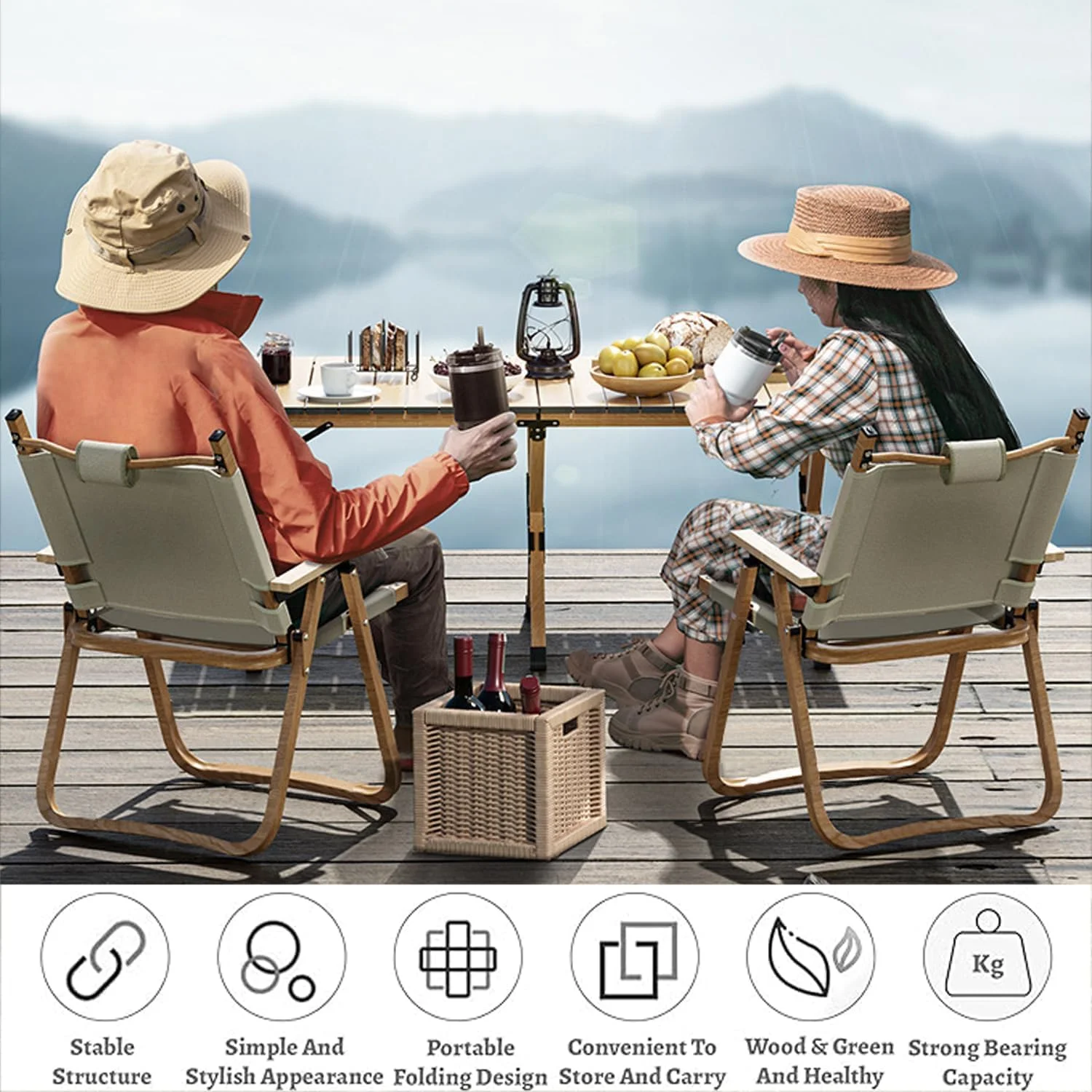 میز پیک نیک تاشو قابل حمل با کیف حمل، میزهای کمپینگ تاشو، قاب فولادی کربنی و میز چوبی، مناسب برای 4-6 نفر، برای باربیکیو، پیک نیک، کمپ، مسافرت، ساحل، پاسیو، باغ، 23 * 45 اینچ (صندل/فولاد) میز پیک نیک تاشو قابل حمل با کیف حمل، میزهای کمپینگ تاشو، قاب فولادی کربنی و میز چوبی، مناسب برای 4-6 نفر، برای باربیکیو، پیک نیک، کمپ، مسافرت، ساحل، پاسیو، باغ، 23 * 45 اینچ (صندل/فولاد)