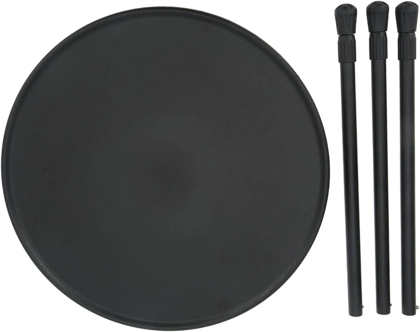 میز تاشو گرد سفری Rengu، میز پیک نیک قابل حمل با پایه سه گوشه متحرک و قابل گسترش برای استفاده در منزل (مشکی مات) میز تاشو گرد سفری Rengu، میز پیک نیک قابل حمل با پایه سه گوشه متحرک و قابل گسترش برای استفاده در منزل (مشکی مات)