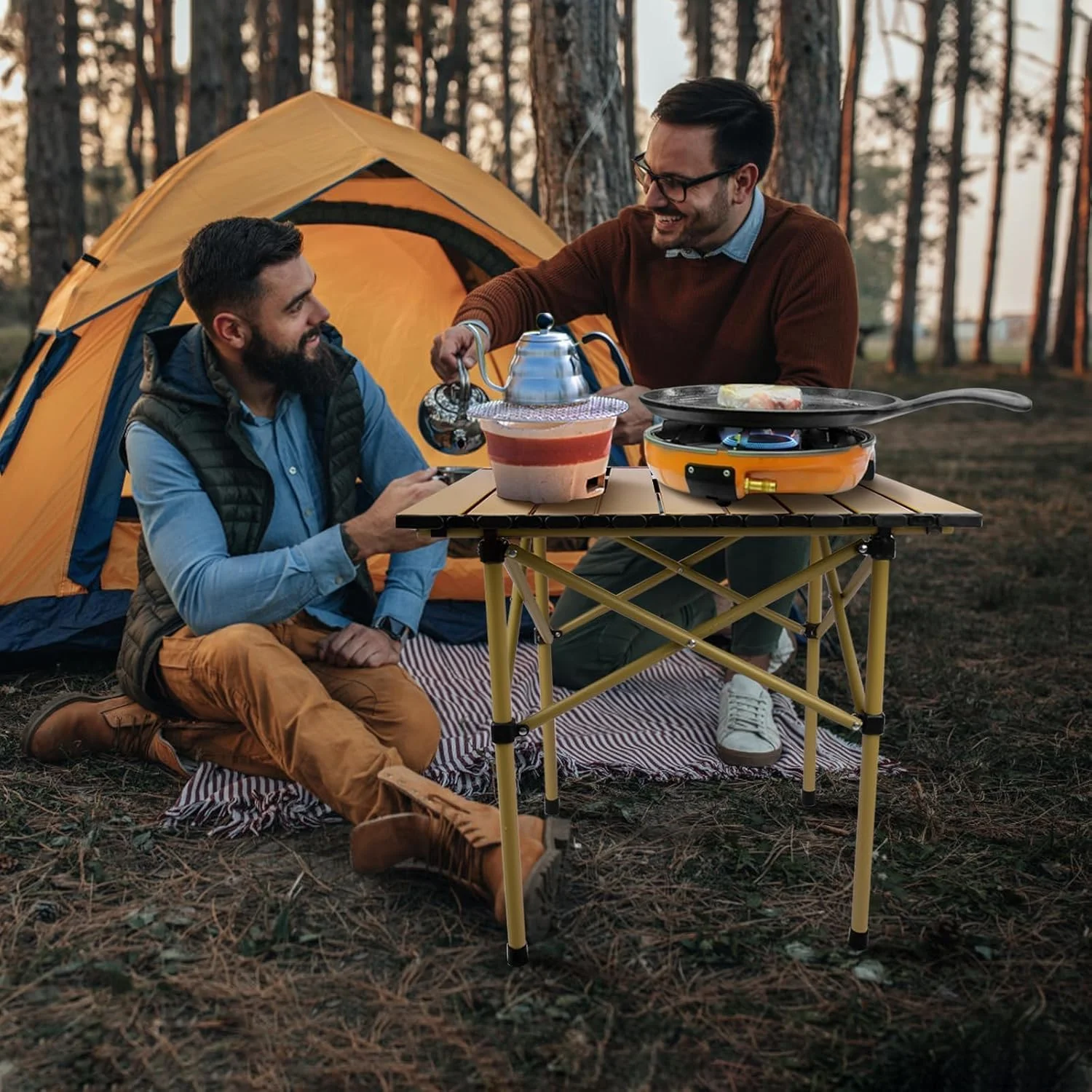 میز تاشو کمپینگ ORCHID M®، میز کمپینگ آلومینیومی رولی، میز قابل حمل و بادوام با کیف حمل برای پیک نیک در فضای باز، ساحل، آشپزخانه - 21(L) x20(W) x20(H) میز تاشو کمپینگ ORCHID M®، میز کمپینگ آلومینیومی رولی، میز قابل حمل و بادوام با کیف حمل برای پیک نیک در فضای باز، ساحل، آشپزخانه - 21(L) x20(W) x20(H)