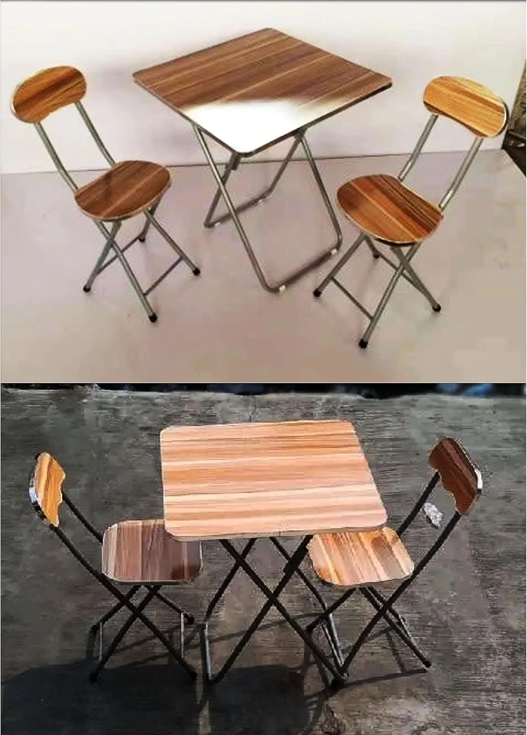 ست میز پیک نیک تاشو قابل حمل و چند منظوره توشیونیکس با صندلی و ساختار آلومینیومی بادوام - ایده آل برای ماجراجویی در فضای باز، مسافرت و دورهمی (چوب ترکیبی (مربع)) ست میز پیک نیک تاشو قابل حمل و چند منظوره توشیونیکس با صندلی و ساختار آلومینیومی بادوام - ایده آل برای ماجراجویی در فضای باز، مسافرت و دورهمی (چوب ترکیبی (مربع))