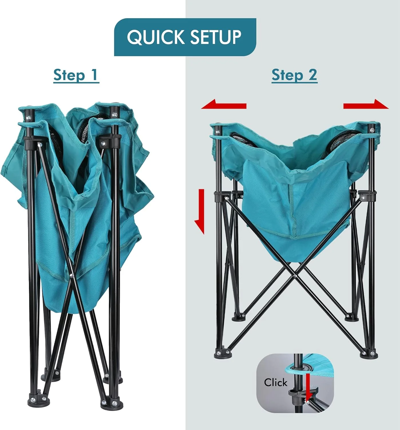 میز پیک نیک تاشو قابل حمل VILLEY، میز سبک وزن تاشو ساحلی با 4 جای لیوان و کیف حمل برای کمپینگ، مسافرت، ماهیگیری و فعالیت های خارج از منزل