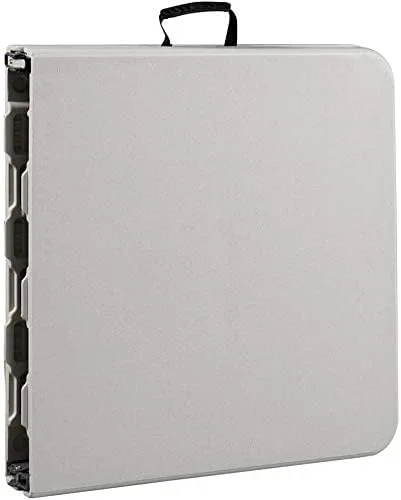 Showay Multi-Functional Adjustable Folding Table Portable Plastic Picnic Party Camping Table Indoor Outdoor, Size 180X74X74Cm, Maple, Off-White Showay Multi-Functional Adjustable Folding Table Portable Plastic Picnic Party Camping Table Indoor Outdoor, Size 180X74X74Cm, Maple, Off-White