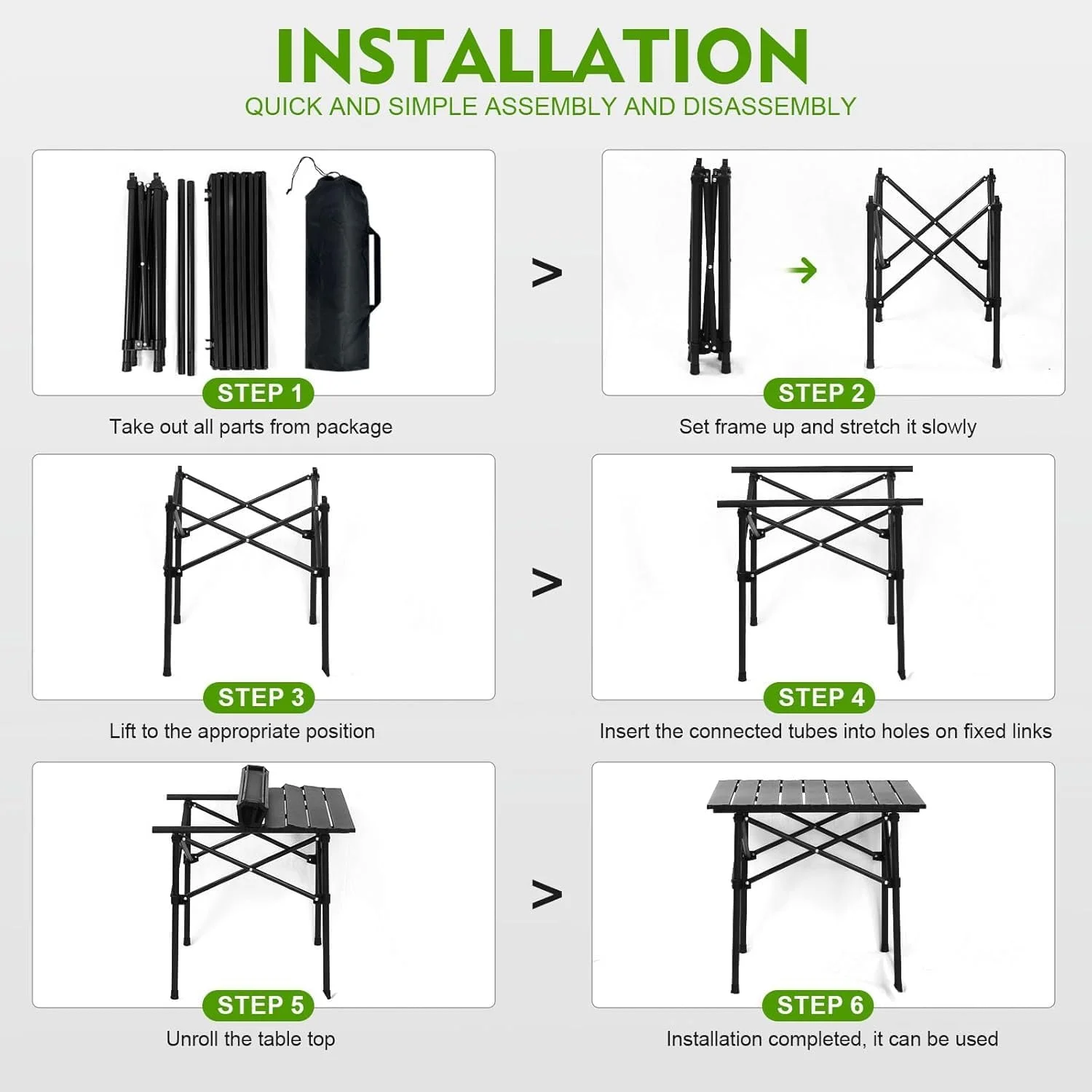 میز تاشو کمپینگ SKY-TOUCH، تاشو سبک وزن با رویه آلومینیومی و کیف حمل، حمل آسان، مناسب برای فضای باز، پیک نیک، آشپزی، ساحل، پیاده روی، ماهیگیری (53×51×50 سانتی متر) میز تاشو کمپینگ SKY-TOUCH، تاشو سبک وزن با رویه آلومینیومی و کیف حمل، حمل آسان، مناسب برای فضای باز، پیک نیک، آشپزی، ساحل، پیاده روی، ماهیگیری (53×51×50 سانتی متر)