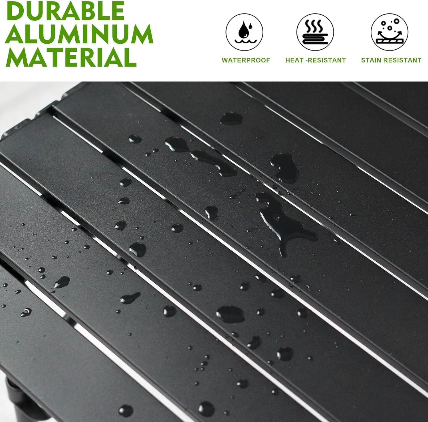 میز تاشو کمپینگ SKY-TOUCH، تاشو سبک وزن با رویه آلومینیومی و کیف حمل، حمل آسان، مناسب برای فضای باز، پیک نیک، آشپزی، ساحل، پیاده روی، ماهیگیری (53×51×50 سانتی متر) میز تاشو کمپینگ SKY-TOUCH، تاشو سبک وزن با رویه آلومینیومی و کیف حمل، حمل آسان، مناسب برای فضای باز، پیک نیک، آشپزی، ساحل، پیاده روی، ماهیگیری (53×51×50 سانتی متر)