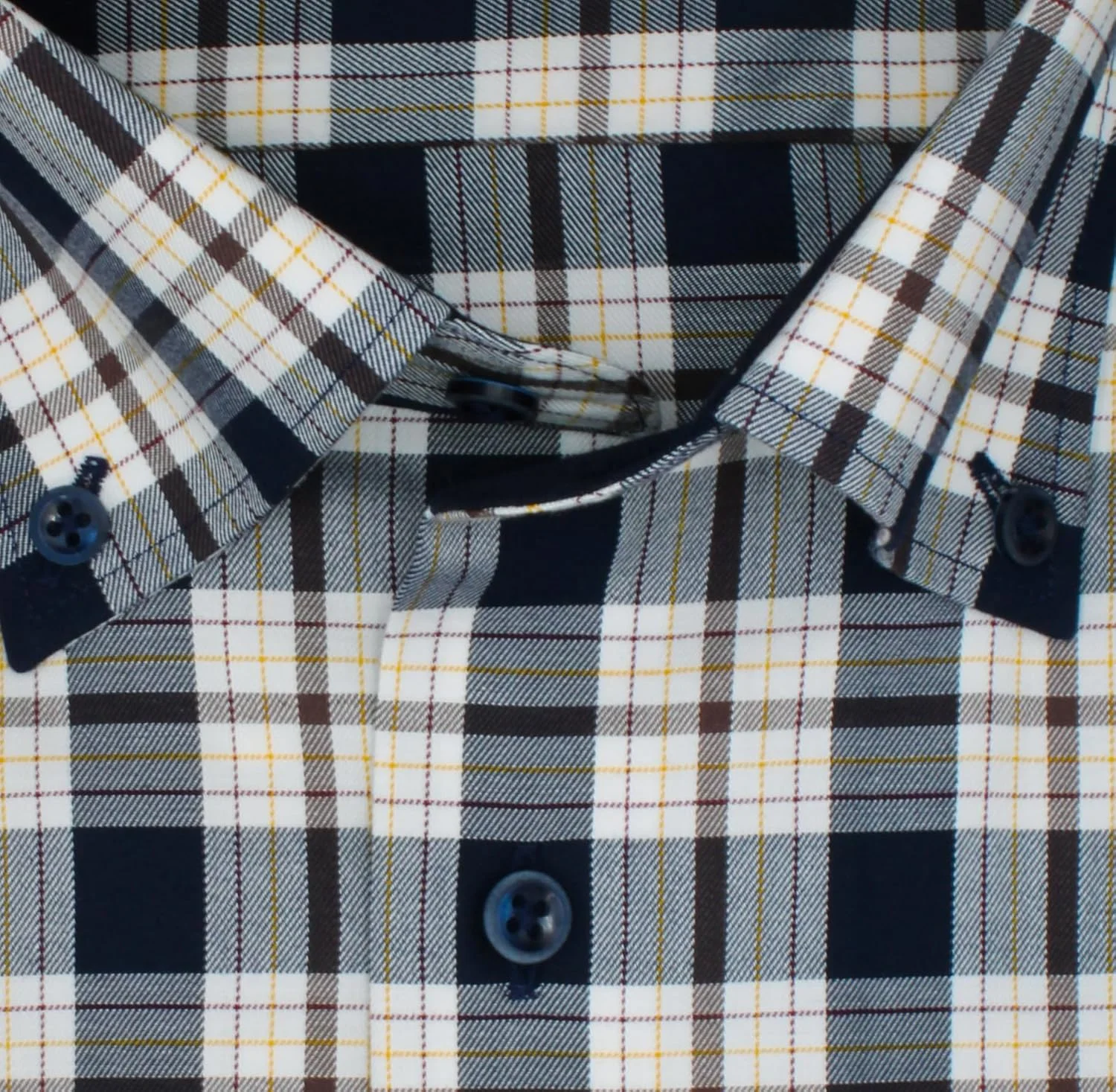 پیراهن آستین بلند مردانه ETERNA، مدل Comfort Fit، یقه دکمه دار، بدون نیاز به اتو، ضد چروک، 100% پنبه، سرمه ای، 43 پیراهن آستین بلند مردانه ETERNA، مدل Comfort Fit، یقه دکمه دار، بدون نیاز به اتو، ضد چروک، 100% پنبه، سرمه ای، 43