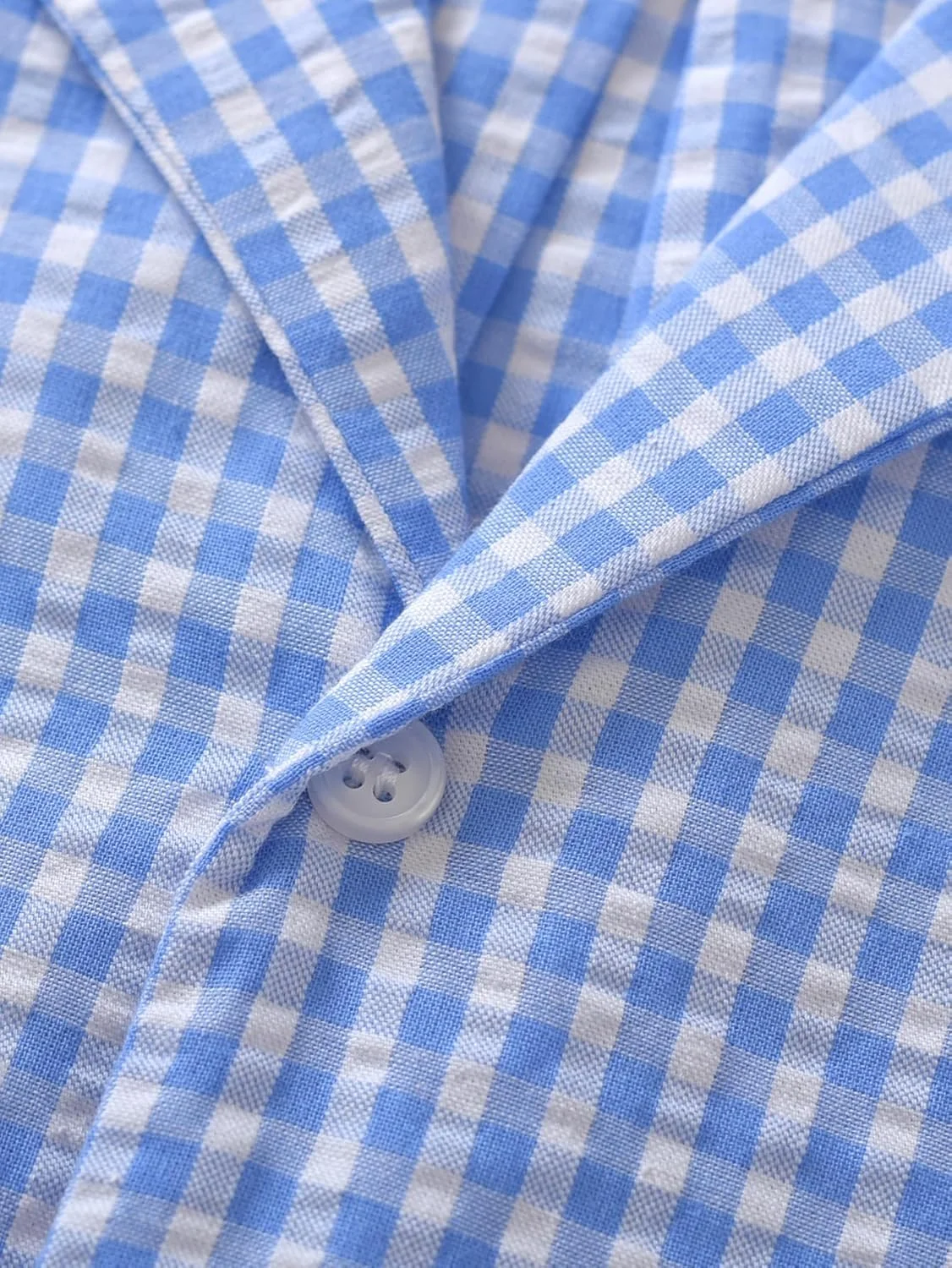 پیراهن مردانه نخی دکمه دار Latuza، مناسب برای استفاده روزمره، ساحل و تعطیلات تابستانی