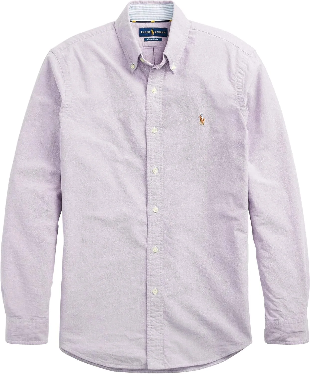 پیراهن مردانه آکسفورد آستین بلند رالف لورن (ایکس لارج، بنفش خار)