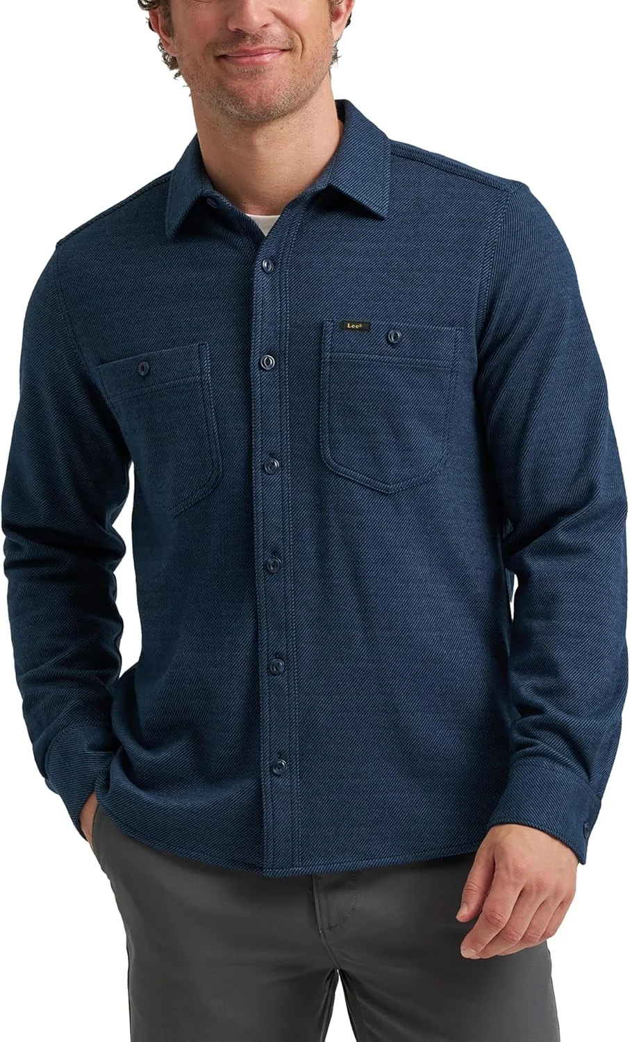 لی پیراهن بافتنی برس خورده مردانه افسانه ای (بسته 1 عددی)