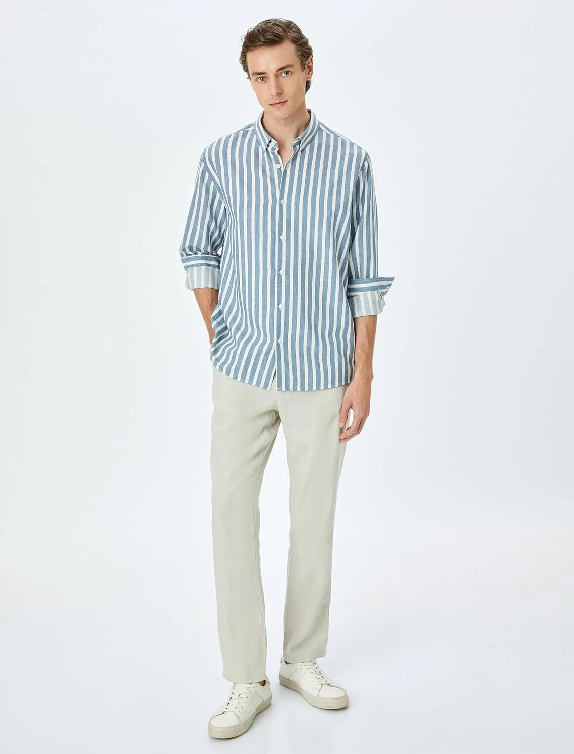 پیراهن مردانه اسلیم فیت مدرن KOTON