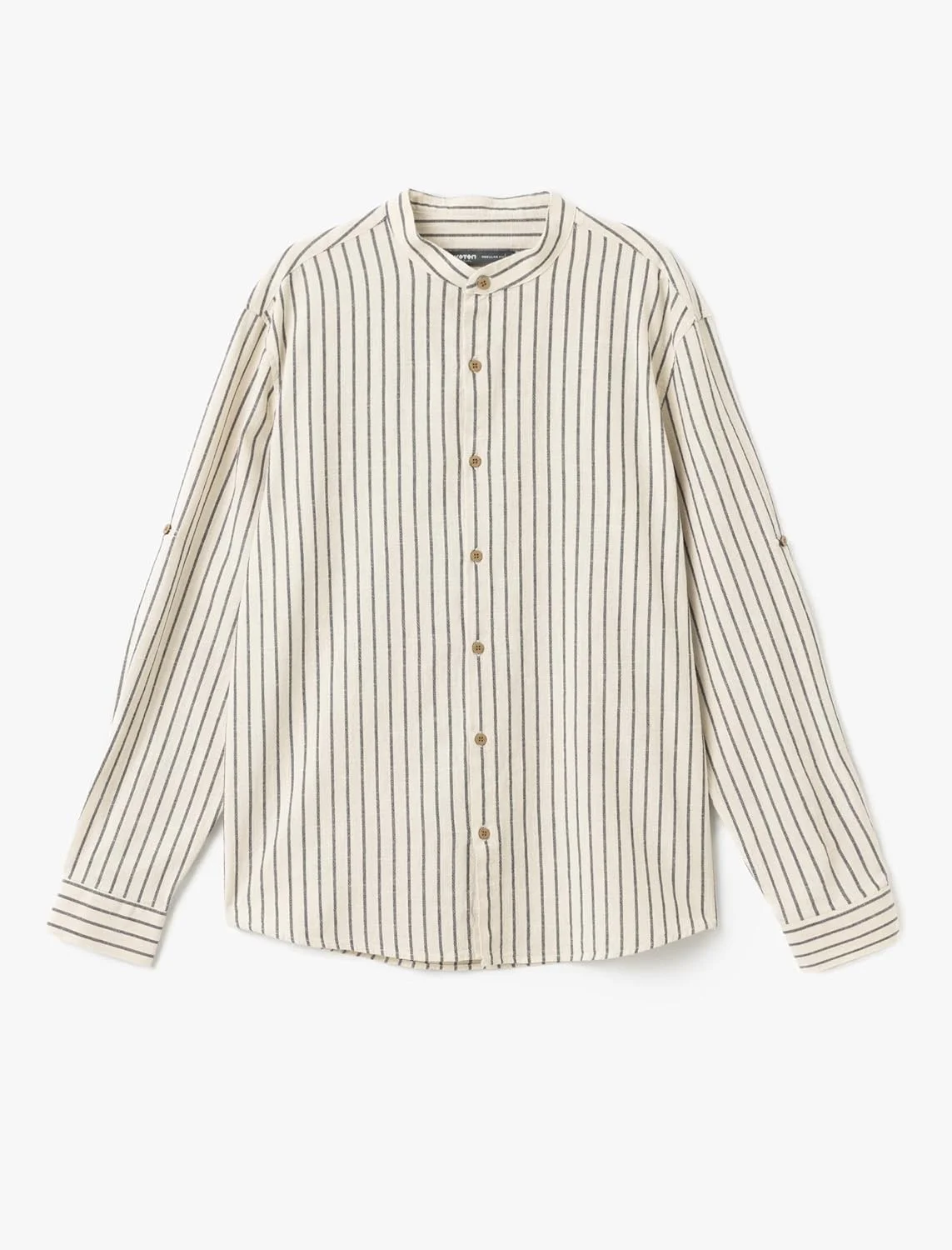 پیراهن مردانه یقه ماندارین مدرن KOTON