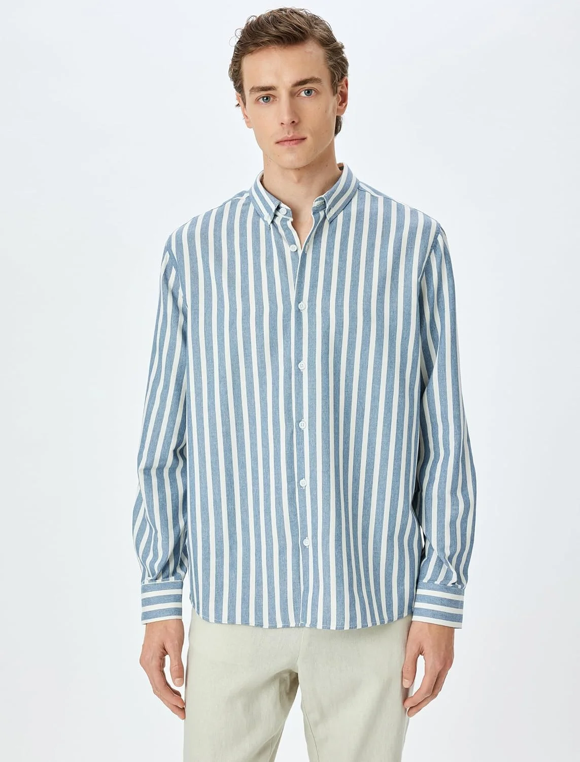 پیراهن مردانه اسلیم فیت مدرن KOTON