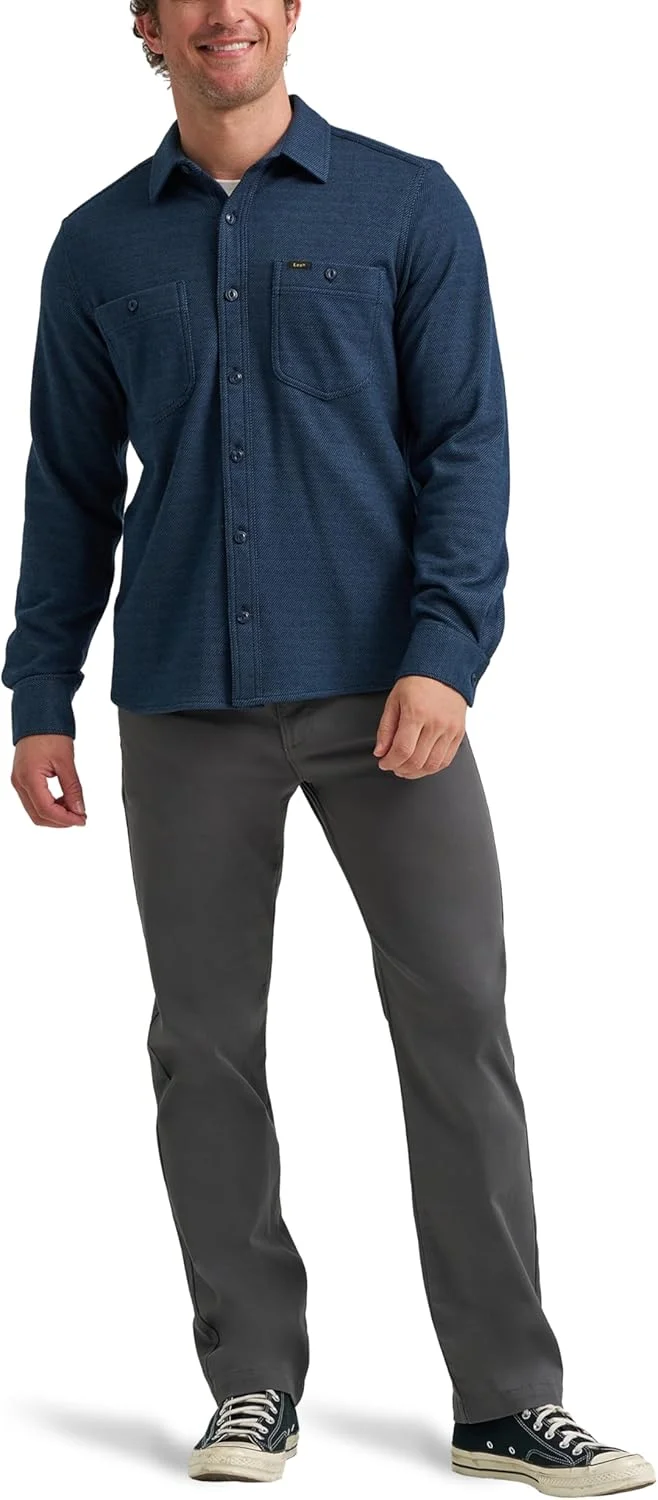 لی پیراهن بافتنی برس خورده مردانه افسانه ای (بسته 1 عددی)