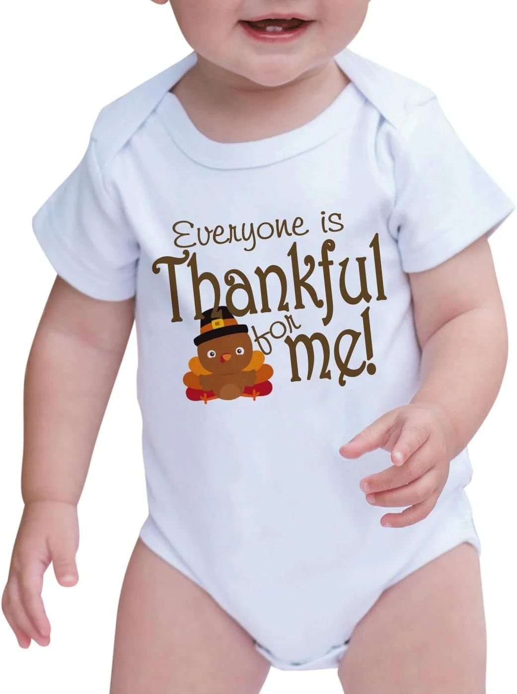 لباس یک تکه نوزادی طرح بوقلمون "همه برای من سپاسگزارند" برند 7 ate 9 Apparel لباس یک تکه نوزادی طرح بوقلمون "همه برای من سپاسگزارند" برند 7 ate 9 Apparel