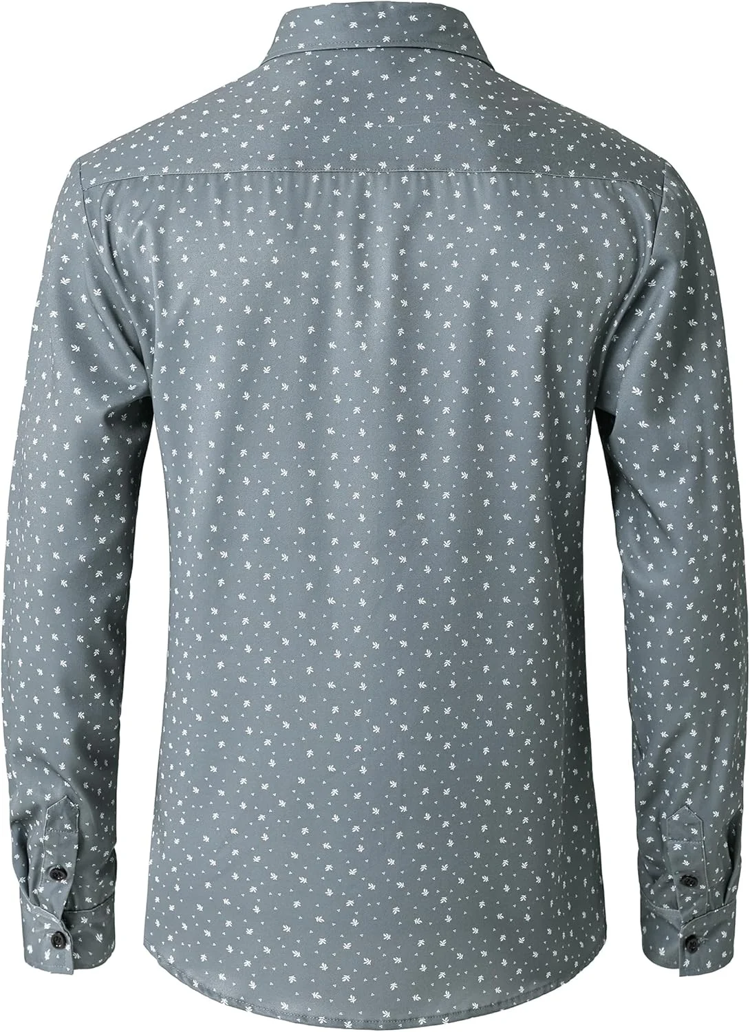 پیراهن مردانه طرح دار JOTOOK، آستین بلند، دکمه دار، کشی، مناسب برای استفاده روزمره و محیط کار