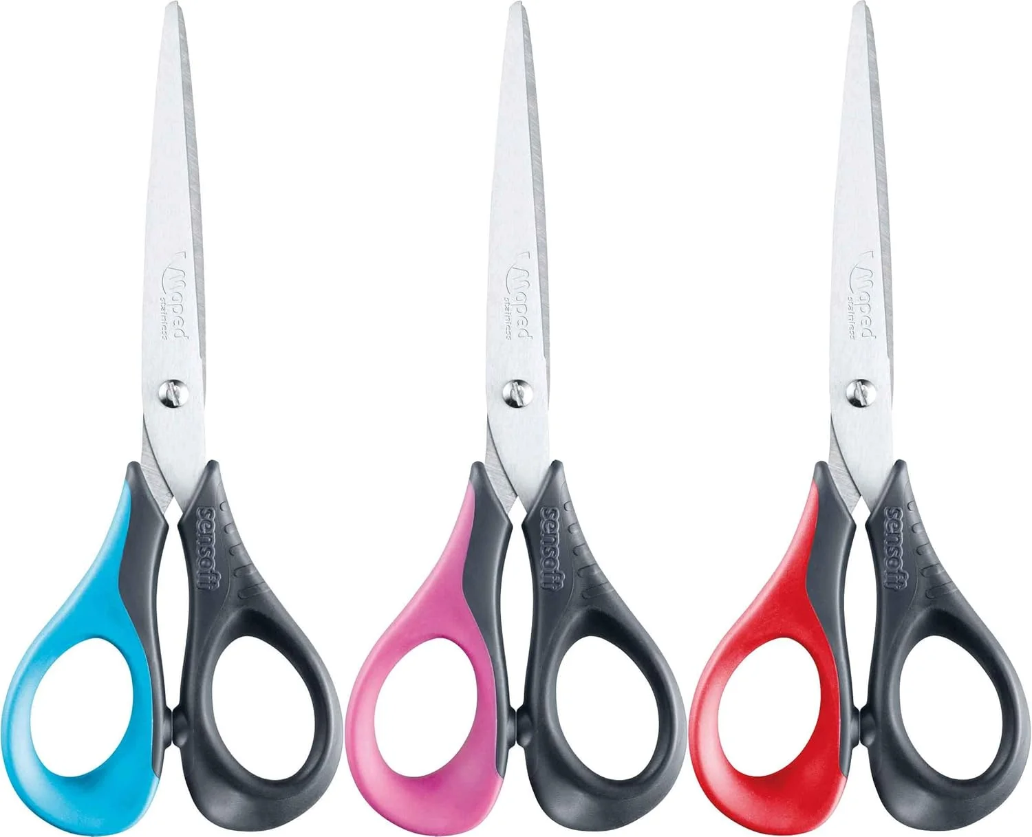 قیچی مپد سن سافت 16 سانتی متر، قیچی رنگی دسته بندی شده 16 سانتی متر M169600 (تک آیتم) (رنگ جور)
