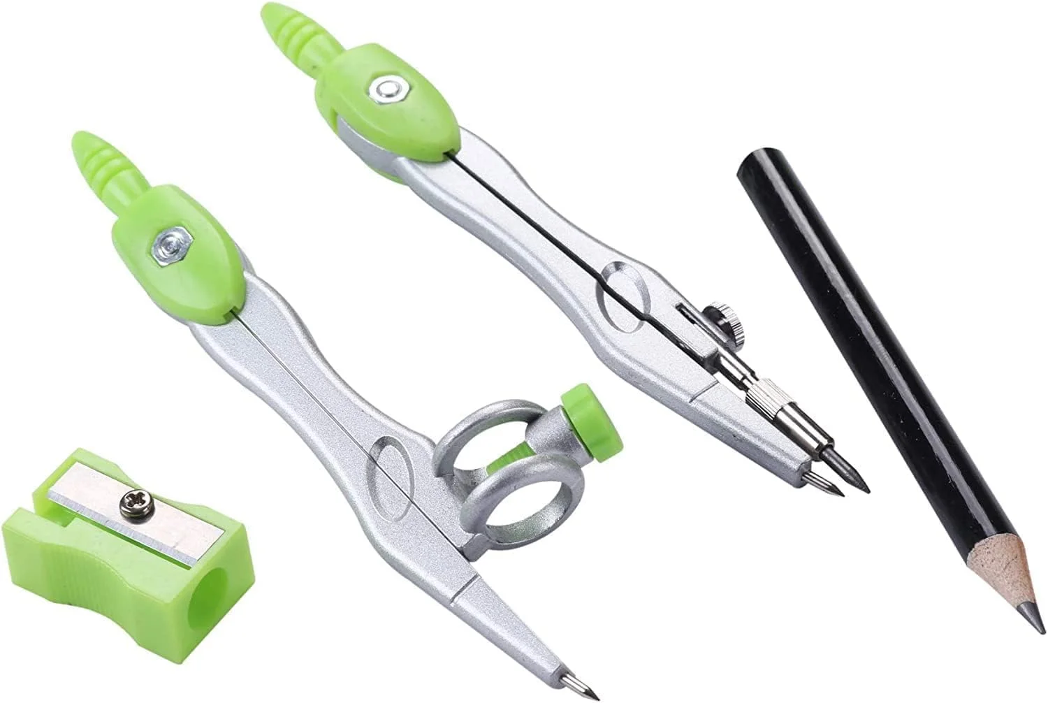 مجموعه لوازم هندسه ریاضی SYOSI، مجموعه لوازم التحریر 10 تکه دانش آموزی با جعبه نگهداری نشکن، شامل خط کش، نقاله، پرگار، پاک کن، تراش، نوک اتود و مداد مجموعه لوازم هندسه ریاضی SYOSI، مجموعه لوازم التحریر 10 تکه دانش آموزی با جعبه نگهداری نشکن، شامل خط کش، نقاله، پرگار، پاک کن، تراش، نوک اتود و مداد