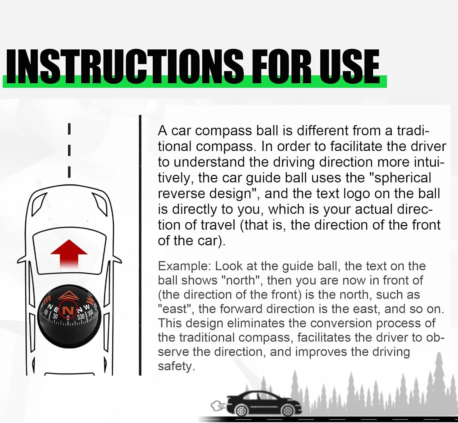 قطب نما برای قایق، قطب نمای کروی تاشو با شیب سنج برای راهنمای جهت | چند منظوره 180 درجه قابل تنظیم برای کمپینگ، کوهنوردی، وسایل نقلیه، کامیون ها قطب نما برای قایق، قطب نمای کروی تاشو با شیب سنج برای راهنمای جهت | چند منظوره 180 درجه قابل تنظیم برای کمپینگ، کوهنوردی، وسایل نقلیه، کامیون ها