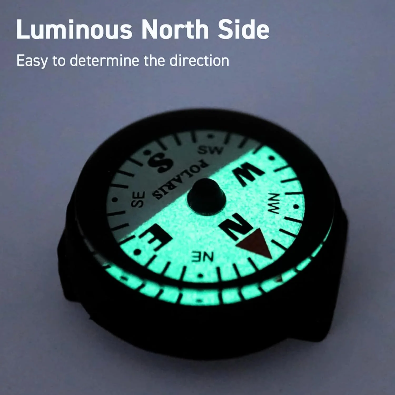 قطب نمای ضد آب میکرو POLARIS، 2 مدل: قطب نما بند ساعت یا قطب نما EDC