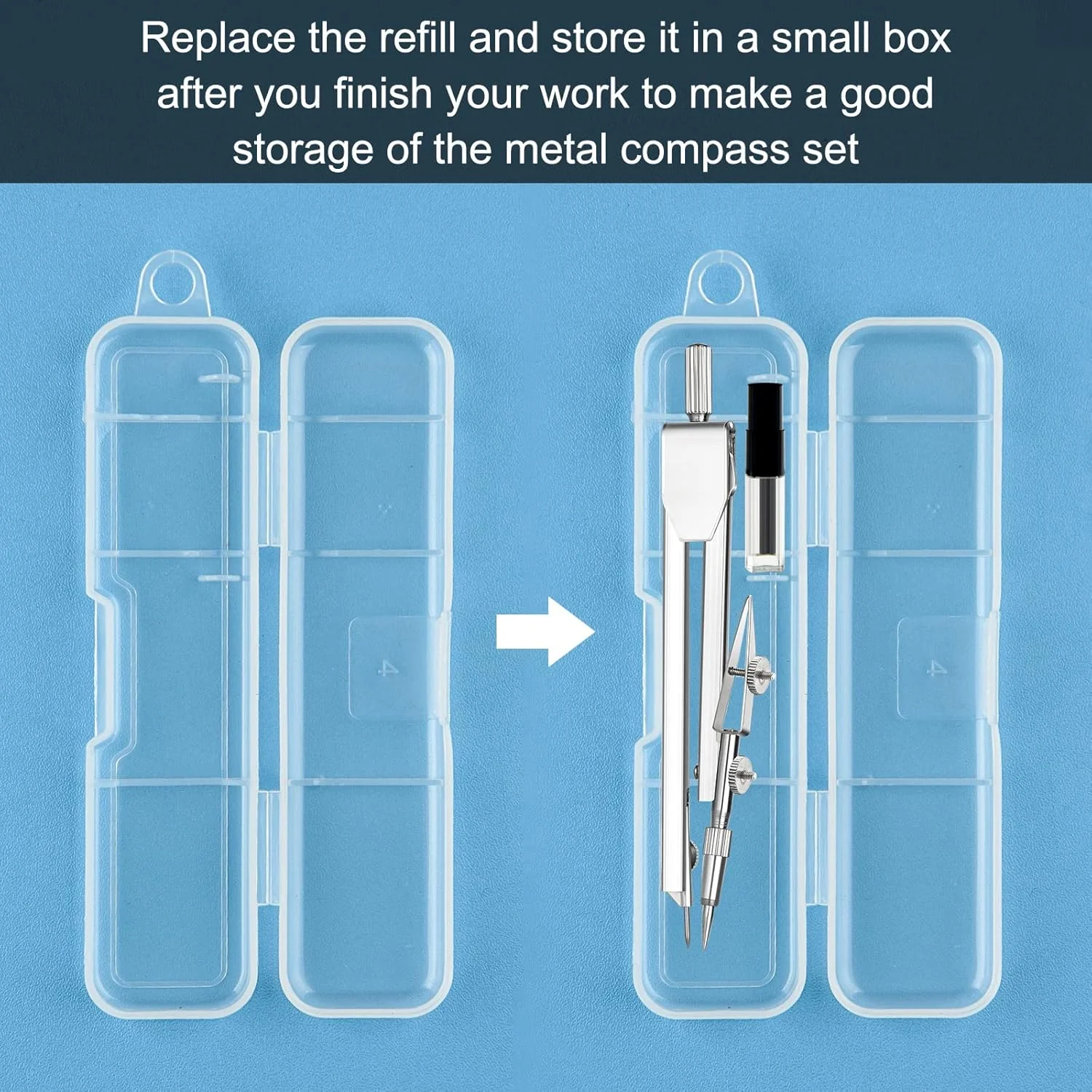 ست پرگار فلزی دانش آموزی NALACAL، بسته 2 عددی – پرگار هندسه و طراحی با نوک یدک اضافی، ابزار طراحی برای دفتر، لوازم مدرسه و نجاری ست پرگار فلزی دانش آموزی NALACAL، بسته 2 عددی – پرگار هندسه و طراحی با نوک یدک اضافی، ابزار طراحی برای دفتر، لوازم مدرسه و نجاری
