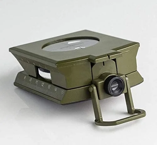 قطب نمای تاشو چند منظوره آلیاژ روی M&J&DELEE، قطب نمای ضد آب تاکتیکی بقا برای کمپینگ، شکار، پیاده روی، قطب نما لنزدار فضای باز قطب نمای تاشو چند منظوره آلیاژ روی M&J&DELEE، قطب نمای ضد آب تاکتیکی بقا برای کمپینگ، شکار، پیاده روی، قطب نما لنزدار فضای باز