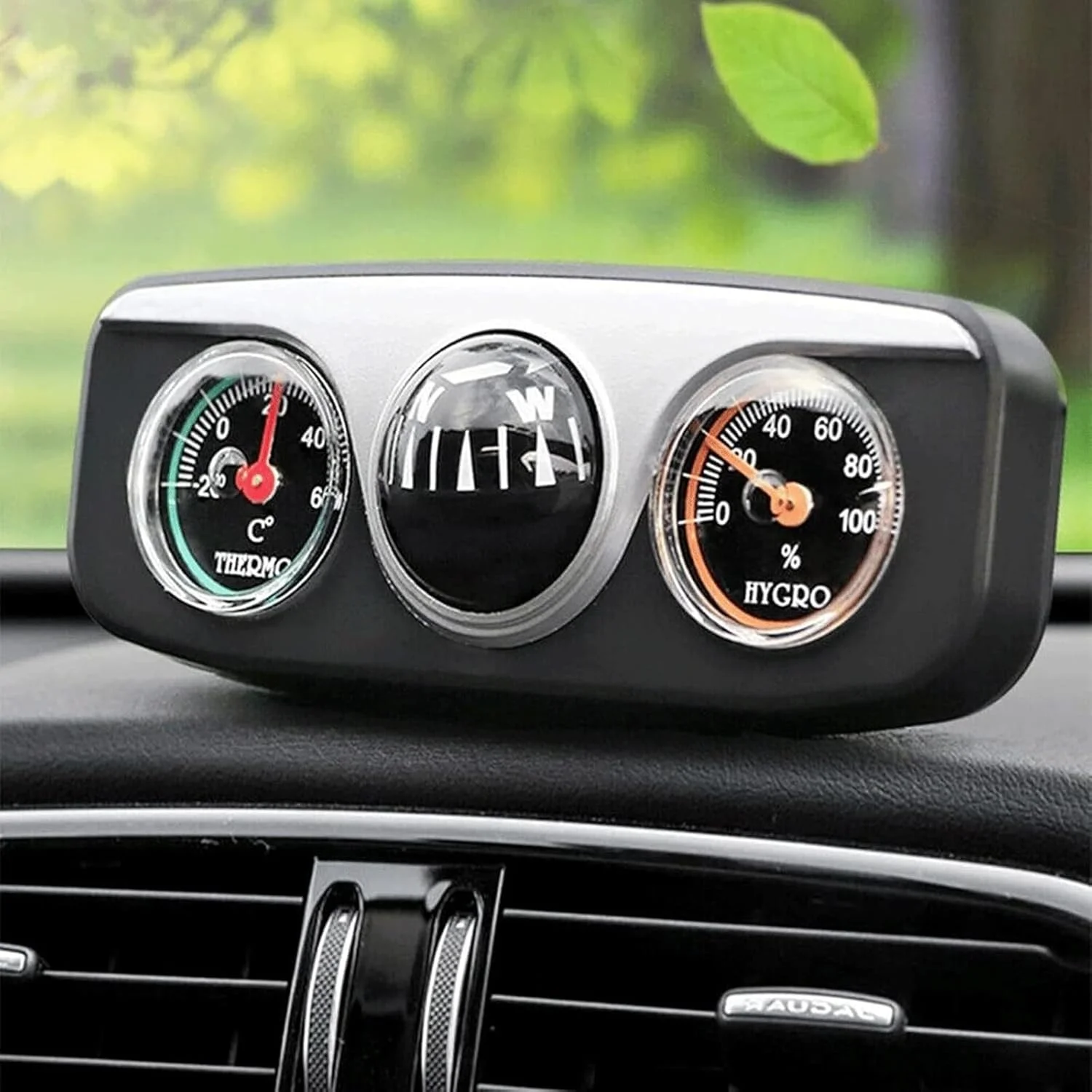 قطب نمای جهت یابی هالامودو 10.4 سانتی متر 3 در 1 دماسنج داشبورد خودرو، رطوبت سنج، توپ ناوبری قطب نما، قطب نما ناوبری برای کمپینگ و پیاده روی قطب نمای جهت یابی هالامودو 10.4 سانتی متر 3 در 1 دماسنج داشبورد خودرو، رطوبت سنج، توپ ناوبری قطب نما، قطب نما ناوبری برای کمپینگ و پیاده روی