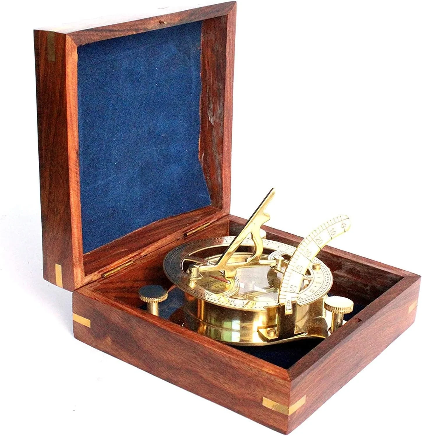 قطب نمای آفتابی برنجی کاپیتان ناتیکال رپلیکا هاب با جعبه چوبی سخت، قطب نمای آفتابی دزدان دریایی 4 اینچی، قطب نمای تزئینی ملوان، قطب نمای مسیریابی عتیقه کلکسیونی، هدیه خلاقانه و قدیمی قطب نمای آفتابی برنجی کاپیتان ناتیکال رپلیکا هاب با جعبه چوبی سخت، قطب نمای آفتابی دزدان دریایی 4 اینچی، قطب نمای تزئینی ملوان، قطب نمای مسیریابی عتیقه کلکسیونی، هدیه خلاقانه و قدیمی