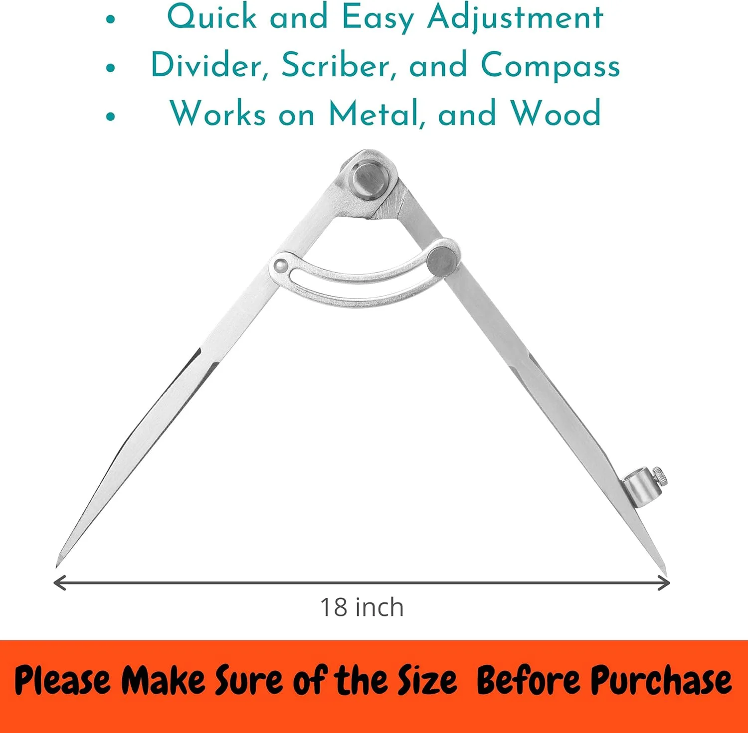 پرگار حرفه ای نجاری NALACAL، پرگار 8 اینچی با بال، پرگار بزرگ برای هندسه، ابزار طراحی پرگار، پرگار نجاری، پرگار مدادی برای نجار، طراحی، پرگار رسم پرگار حرفه ای نجاری NALACAL، پرگار 8 اینچی با بال، پرگار بزرگ برای هندسه، ابزار طراحی پرگار، پرگار نجاری، پرگار مدادی برای نجار، طراحی، پرگار رسم