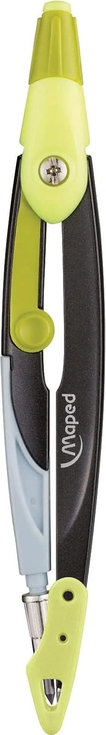 مپد - ست 5 تکه - 1 پرگار فلزی با نوک باز + 1 حلقه یونیورسال + 1 مداد + 1 تراش + 1 جعبه نوک - لوازم جانبی قابل تعویض - کالج - سبز مپد - ست 5 تکه - 1 پرگار فلزی با نوک باز + 1 حلقه یونیورسال + 1 مداد + 1 تراش + 1 جعبه نوک - لوازم جانبی قابل تعویض - کالج - سبز