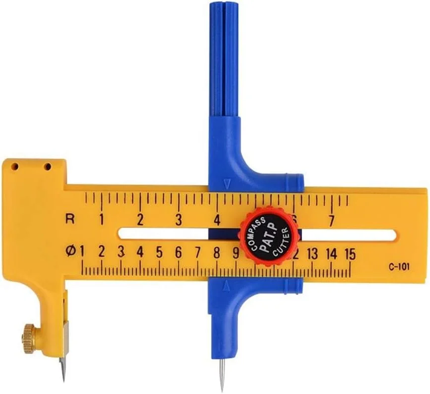 برش دایره ای KOWVOWZ، برش دایره ای دقیق، با تیغه های تعویضی برای برش کاغذ، مقوا، چرم، وینیل برش دایره ای KOWVOWZ، برش دایره ای دقیق، با تیغه های تعویضی برای برش کاغذ، مقوا، چرم، وینیل