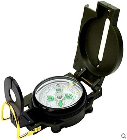 قطب نمای نظامی ضد آب و ضد ضربه با ذره بین برای کمپینگ و پیاده روی در فضای باز قطب نمای نظامی ضد آب و ضد ضربه با ذره بین برای کمپینگ و پیاده روی در فضای باز