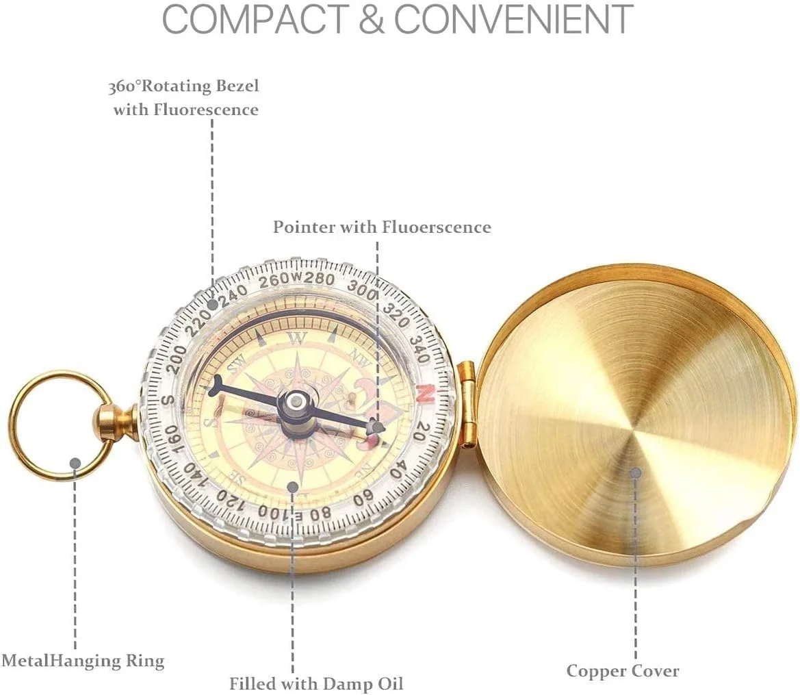 قطب نمای بقا خزنه برای کمپینگ، قطب نما جیبی برای کودکان، قطب نما شب تاب برای شکار در کمپینگ، ابزار ناوبری در فضای باز قطب نمای بقا خزنه برای کمپینگ، قطب نما جیبی برای کودکان، قطب نما شب تاب برای شکار در کمپینگ، ابزار ناوبری در فضای باز