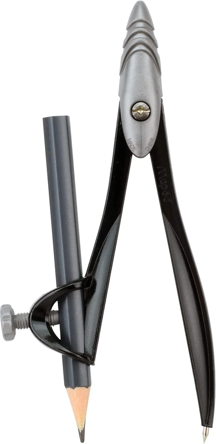 پرگار فلزی دانش آموزی مپد مدل Study به همراه هولدر یونیورسال در جعبه نگهداری قابل استفاده مجدد (119410TA) پرگار فلزی دانش آموزی مپد مدل Study به همراه هولدر یونیورسال در جعبه نگهداری قابل استفاده مجدد (119410TA)