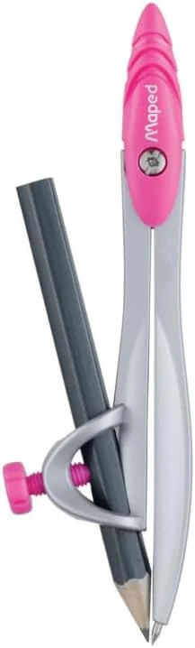 پرگار فلزی دانش آموزی مپد مدل Study به همراه هولدر یونیورسال در جعبه نگهداری قابل استفاده مجدد (119410TA) پرگار فلزی دانش آموزی مپد مدل Study به همراه هولدر یونیورسال در جعبه نگهداری قابل استفاده مجدد (119410TA)