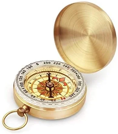 قطب نمای جیبی مسی عتیقه KASTWAVE برای کمپینگ و ماجراجویی در فضای باز - طراحی کلاسیک، برای کاوشگران قطب نمای جیبی مسی عتیقه KASTWAVE برای کمپینگ و ماجراجویی در فضای باز - طراحی کلاسیک، برای کاوشگران