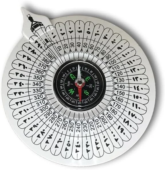 قبله نما دستی کعبه، قطب نمای قبله، قطب نمای نماز اسلامی به همراه دفترچه راهنما قبله نما دستی کعبه، قطب نمای قبله، قطب نمای نماز اسلامی به همراه دفترچه راهنما