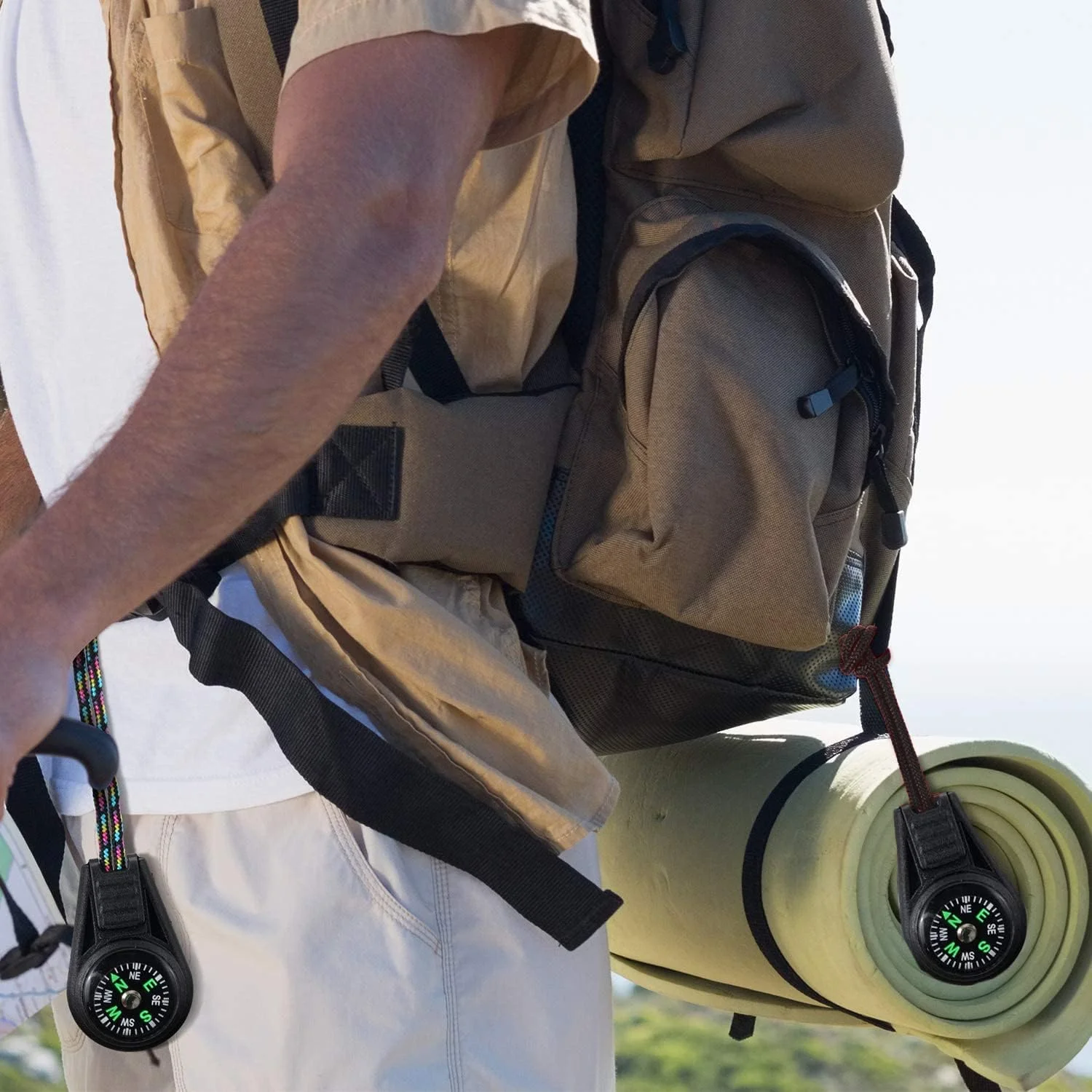 قطب نمای بقا کوچک KASTWAVE، بسته 10 عددی قطب نما جیبی با زنجیر مناسب کمپینگ در فضای باز، پیاده روی، قطب نما کوچک مایع پر شده، جاکلیدی، زیور آلات، اسباب بازی های بقا برای کودکان قطب نمای بقا کوچک KASTWAVE، بسته 10 عددی قطب نما جیبی با زنجیر مناسب کمپینگ در فضای باز، پیاده روی، قطب نما کوچک مایع پر شده، جاکلیدی، زیور آلات، اسباب بازی های بقا برای کودکان