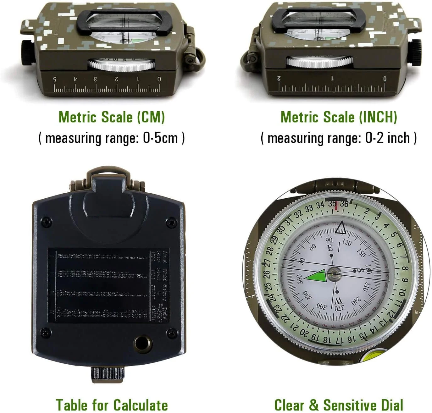 قطب نمای چند منظوره نظامی Eyeskey با آلیاژ آلومینیوم، نقشه خوان و محاسبه گر مسافت، مناسب برای پیاده روی، کمپینگ، رانندگی، قایق سواری و کوله گردی قطب نمای چند منظوره نظامی Eyeskey با آلیاژ آلومینیوم، نقشه خوان و محاسبه گر مسافت، مناسب برای پیاده روی، کمپینگ، رانندگی، قایق سواری و کوله گردی