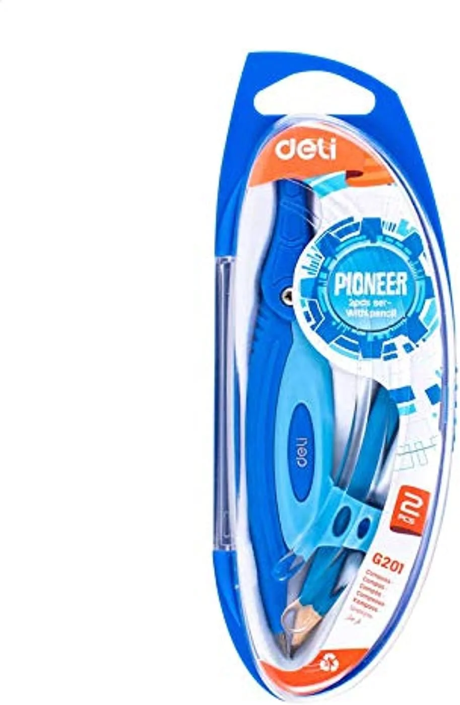 پرگار به همراه مداد Deli EG20102، متنوع پرگار به همراه مداد Deli EG20102، متنوع