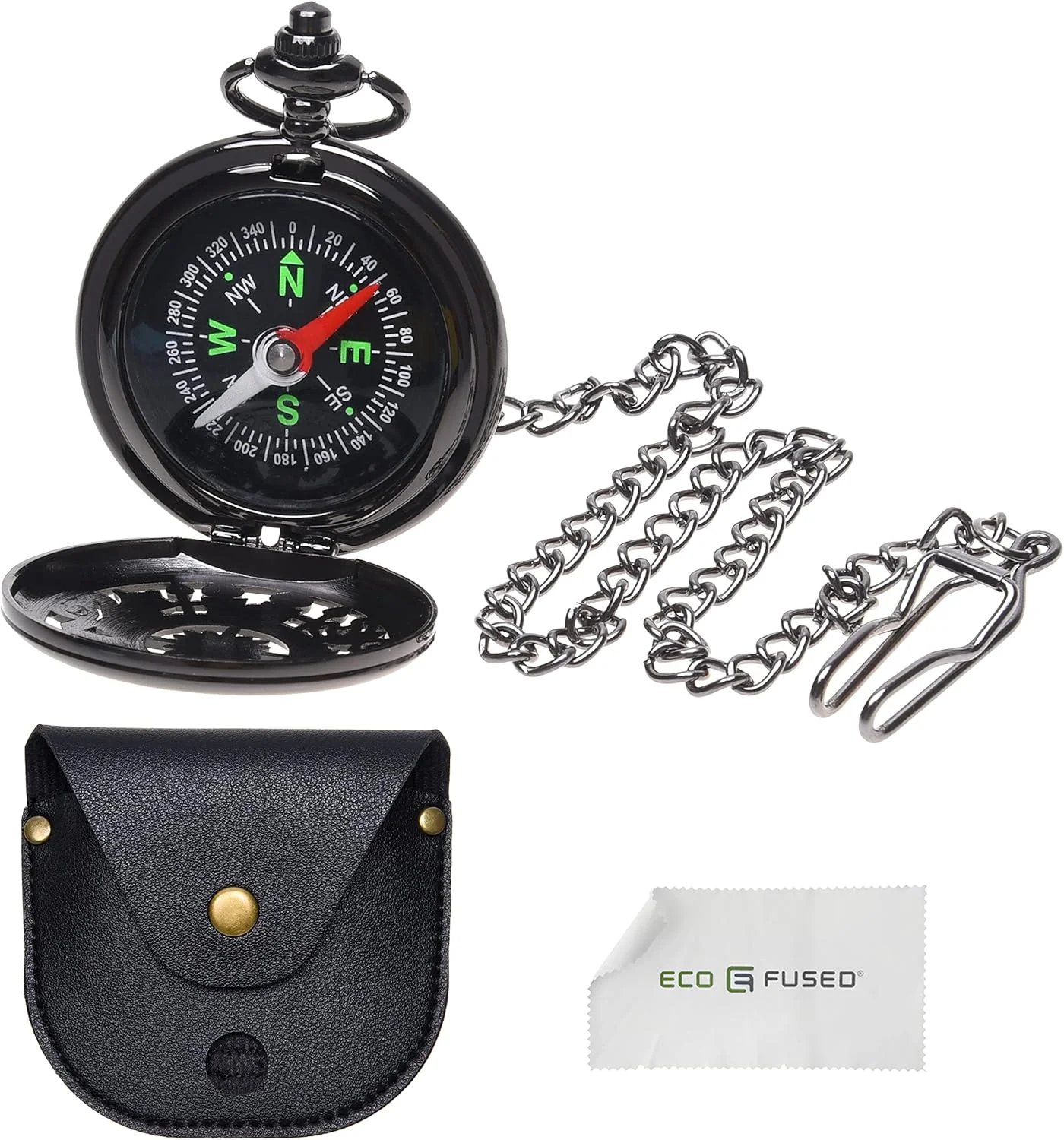 قطب نمای یکپارچهسازی با سیستمعامل Eco-Fused Cosplay با زنجیر و کیف چرمی مصنوعی - ابزار ناوبری برای پیاده روی، کوله گردی، قایقرانی و دیده بانی - لوازم جانبی لباس استیم پانک قطب نمای یکپارچهسازی با سیستمعامل Eco-Fused Cosplay با زنجیر و کیف چرمی مصنوعی - ابزار ناوبری برای پیاده روی، کوله گردی، قایقرانی و دیده بانی - لوازم جانبی لباس استیم پانک