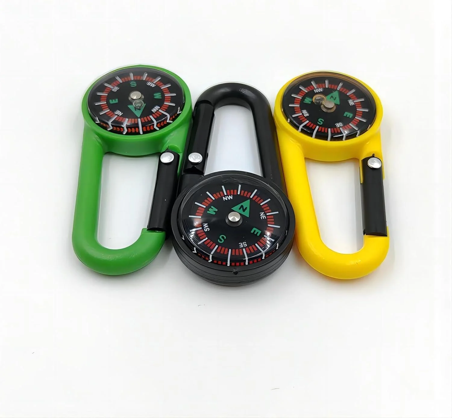 جاکلیدی قطب نما Dewould، قطب نمای مینیاتوری برای کودکان و بزرگسالان، مناسب برای کمپینگ، پیاده روی، ماهیگیری، فعالیت های فضای باز