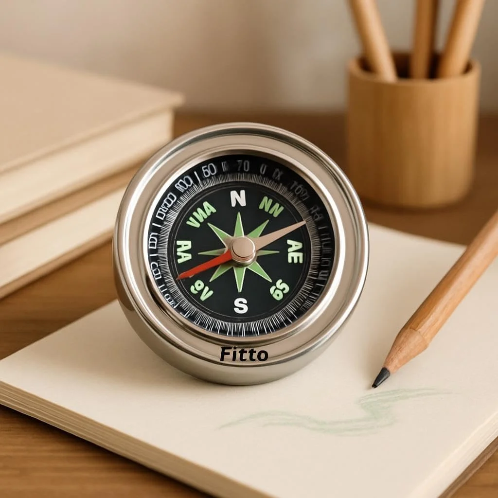 قطب نما فیتو 75 میلی متری با بدنه استیل ضد زنگ برای مسیریابی در فضای باز