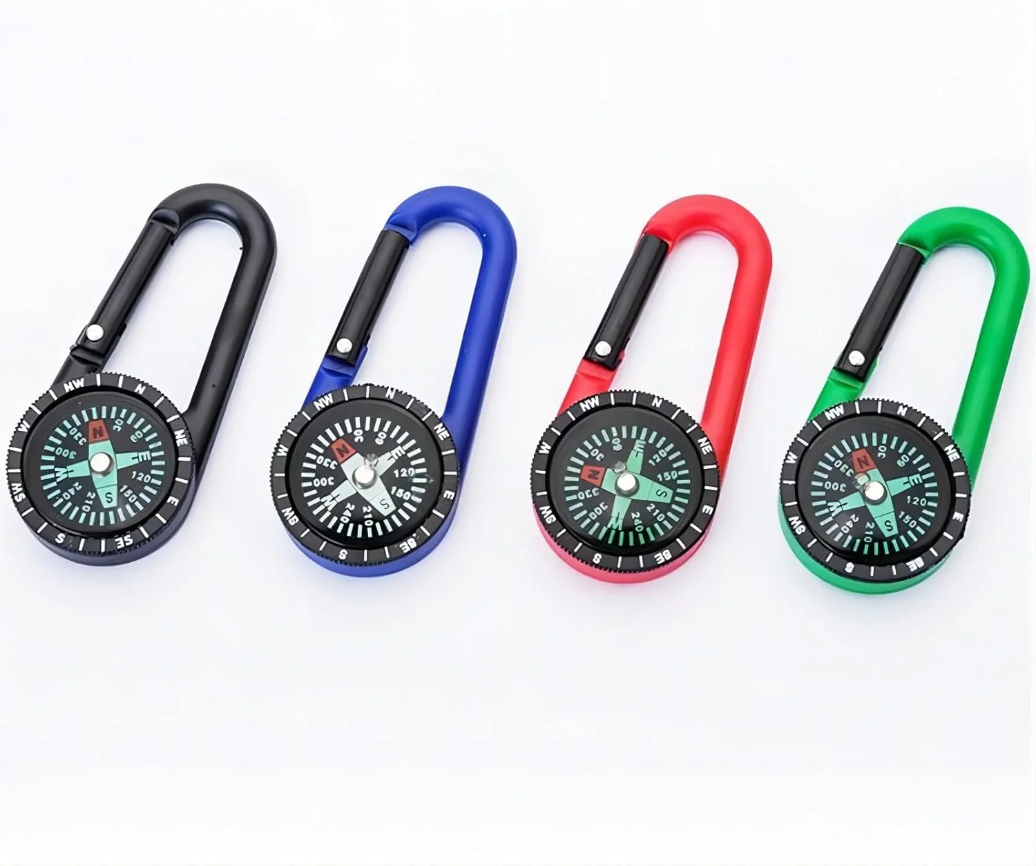 جاکلیدی قطب نما Dewould، قطب نمای مینیاتوری برای کودکان و بزرگسالان، مناسب برای کمپینگ، پیاده روی، ماهیگیری، فعالیت های فضای باز