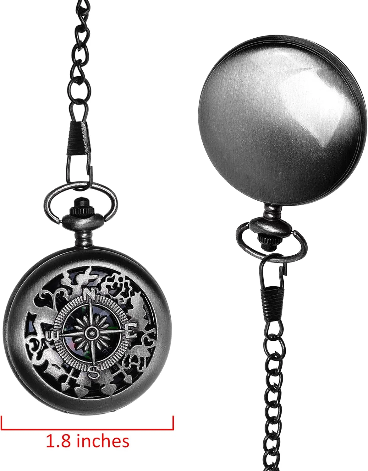 قطب نمای یکپارچهسازی با سیستمعامل Eco-Fused Cosplay با زنجیر و کیف چرمی مصنوعی - ابزار ناوبری برای پیاده روی، کوله گردی، قایقرانی و دیده بانی - لوازم جانبی لباس استیم پانک قطب نمای یکپارچهسازی با سیستمعامل Eco-Fused Cosplay با زنجیر و کیف چرمی مصنوعی - ابزار ناوبری برای پیاده روی، کوله گردی، قایقرانی و دیده بانی - لوازم جانبی لباس استیم پانک