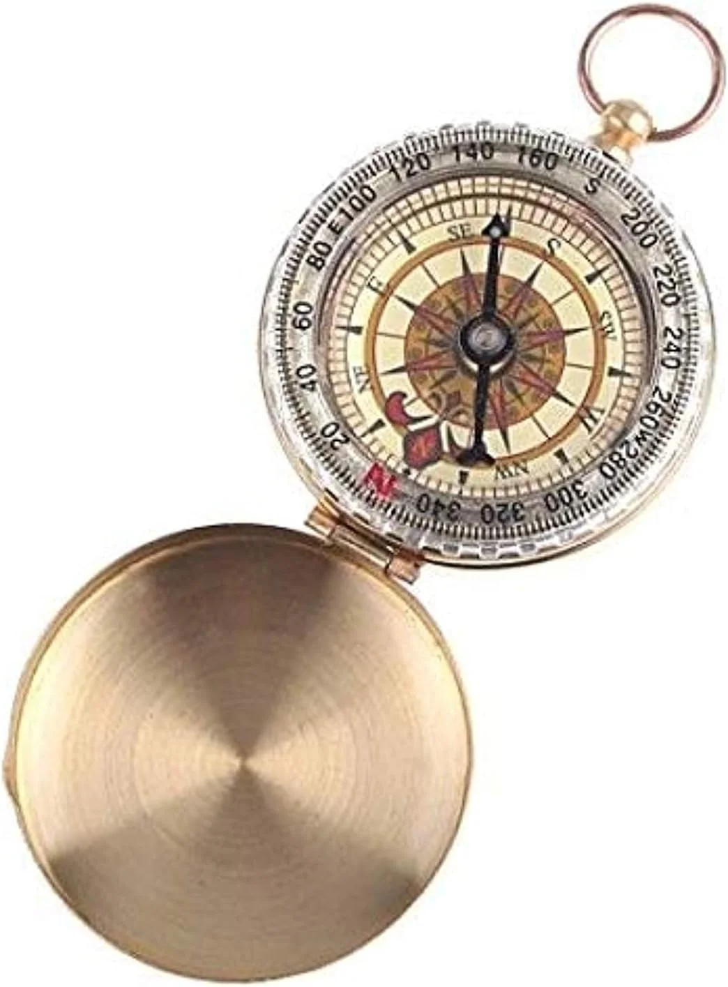 Classic Pocket Watch Style Bronzing Antique Camping Compass[H1984 ]