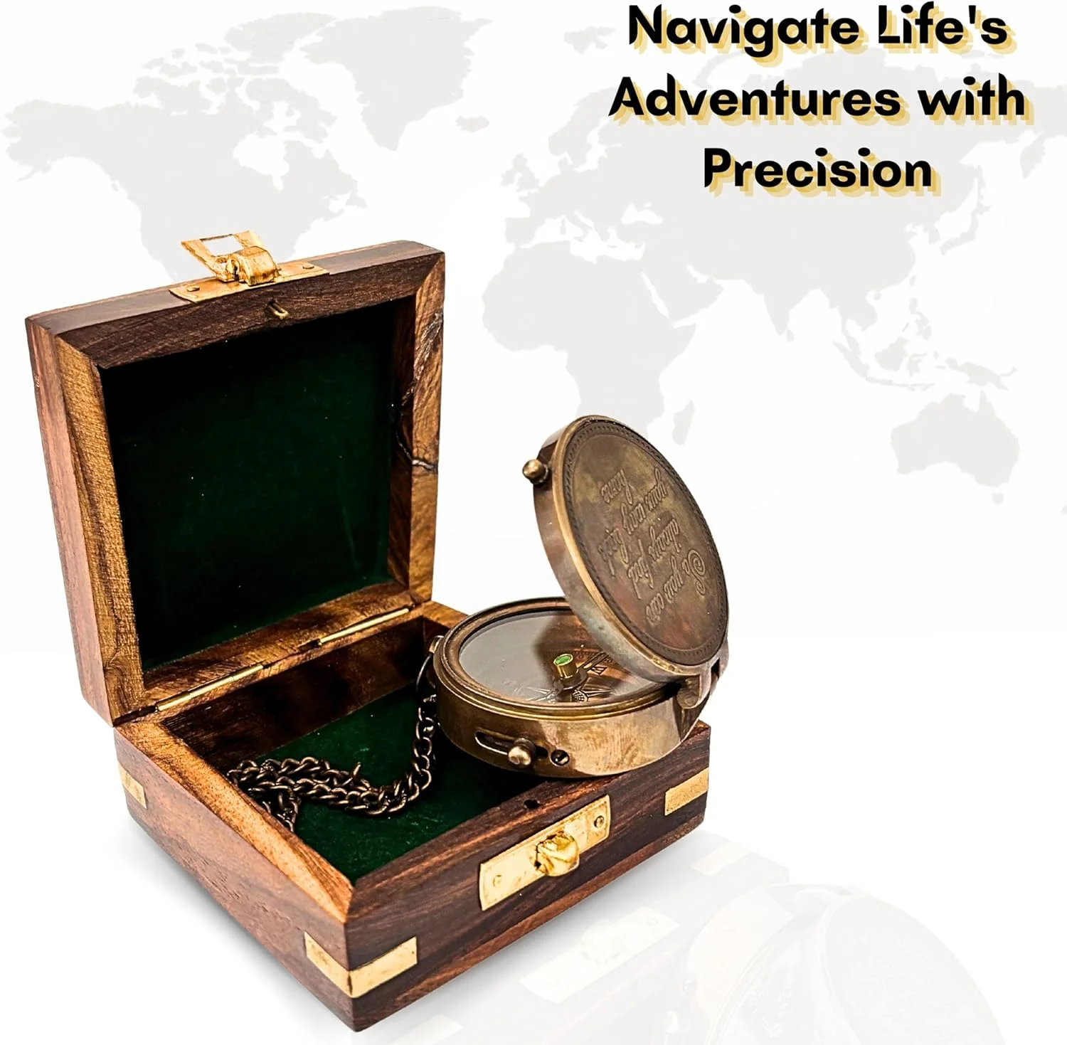 قطب نمای جیبی برنجی عتیقه دریایی حکاکی شده با عبارت «تا همیشه راه بازگشت به خانه را پیدا کنید» به همراه جعبه چرمی، بهترین هدیه روز ولنتاین، هدیه غسل تعمید برای او قطب نمای جیبی برنجی عتیقه دریایی حکاکی شده با عبارت «تا همیشه راه بازگشت به خانه را پیدا کنید» به همراه جعبه چرمی، بهترین هدیه روز ولنتاین، هدیه غسل تعمید برای او