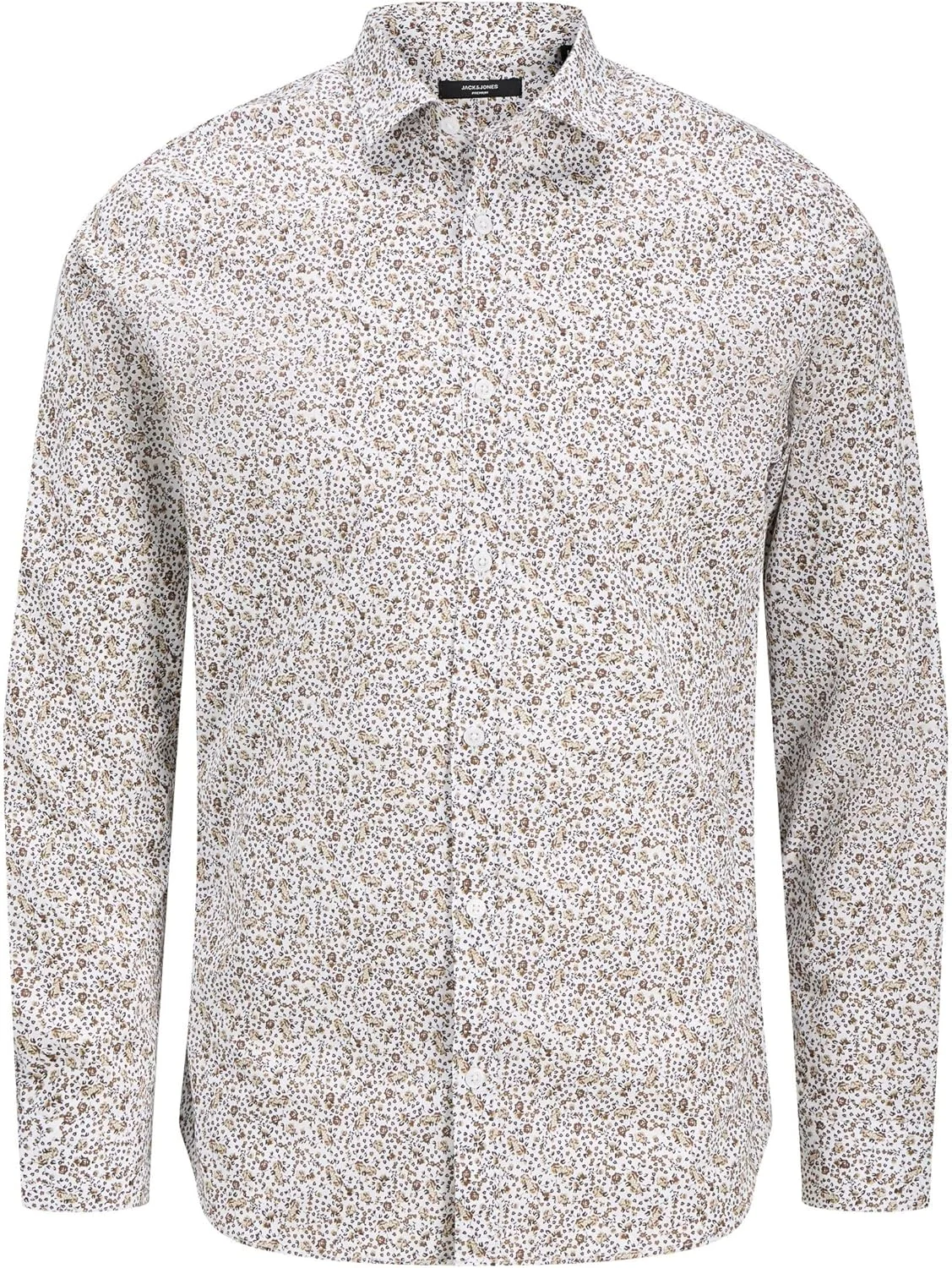 پیراهن آستین بلند مردانه جک اند جونز مدل Jprblablackpool Stretch Aop Ls Shirt Sn (تک عددی)